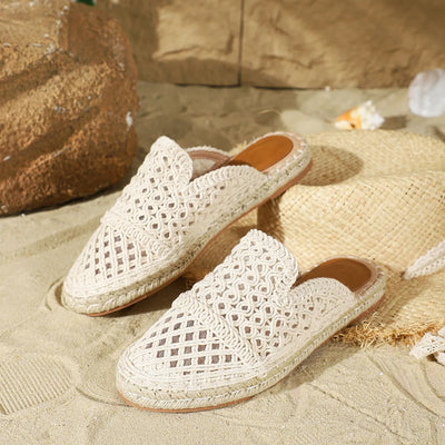Good - slippers with closed toe, hollow toe, round toe for summer