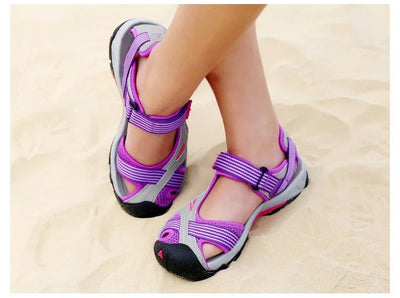 Unisex sports sandals coral colour breathable design - Taren