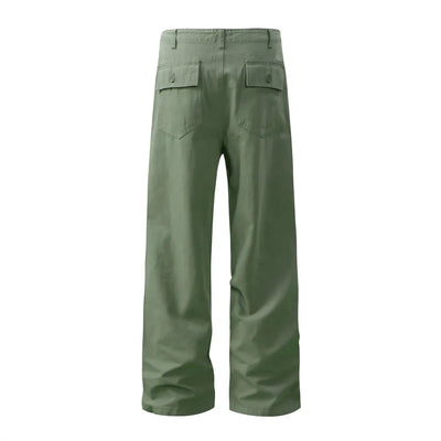 Carim military straight trousers
