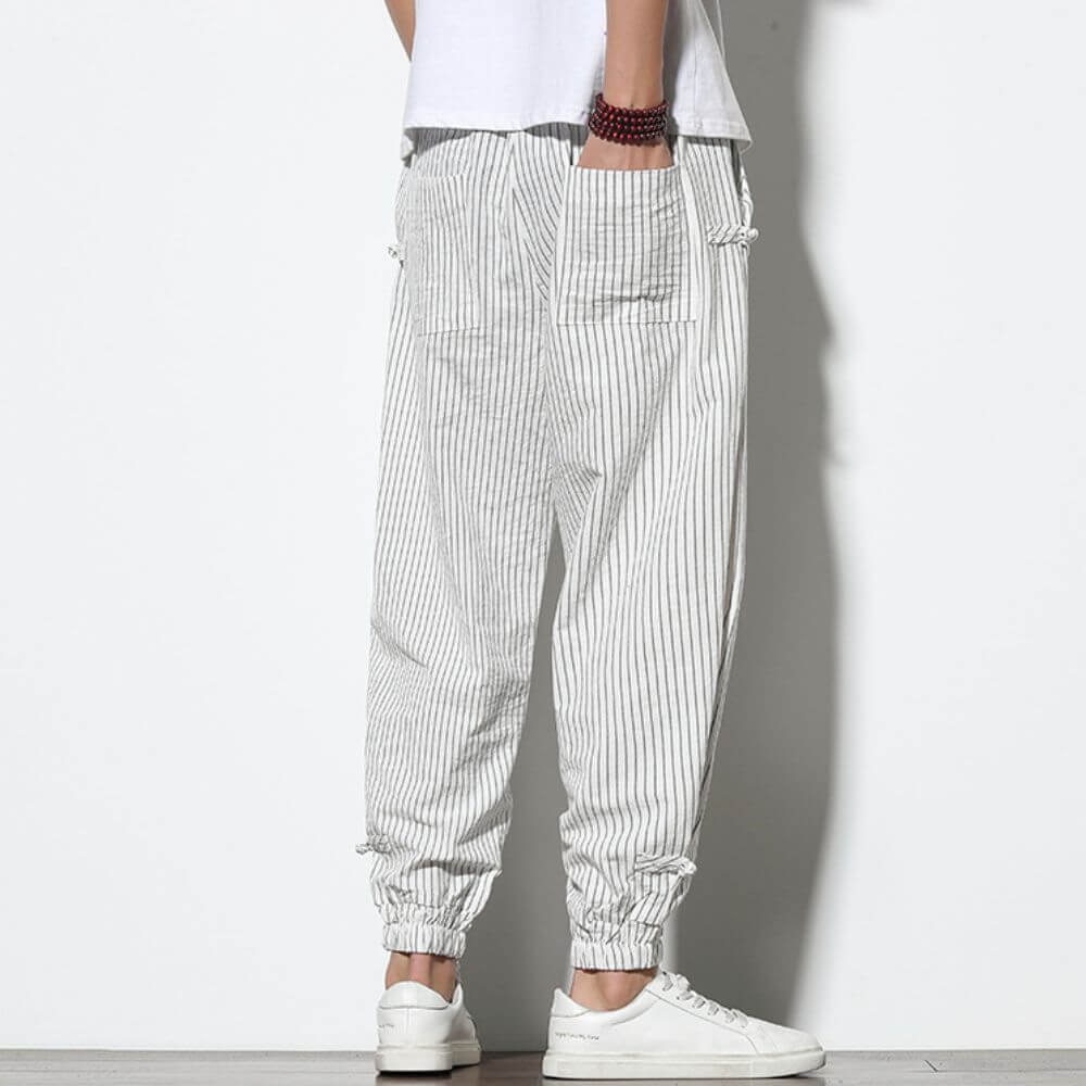Men's trousers striped print - Matteo