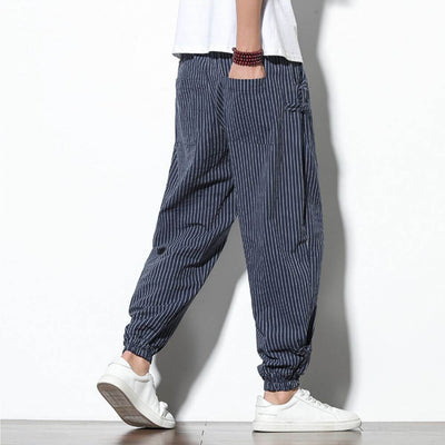 Men's trousers striped print - Matteo