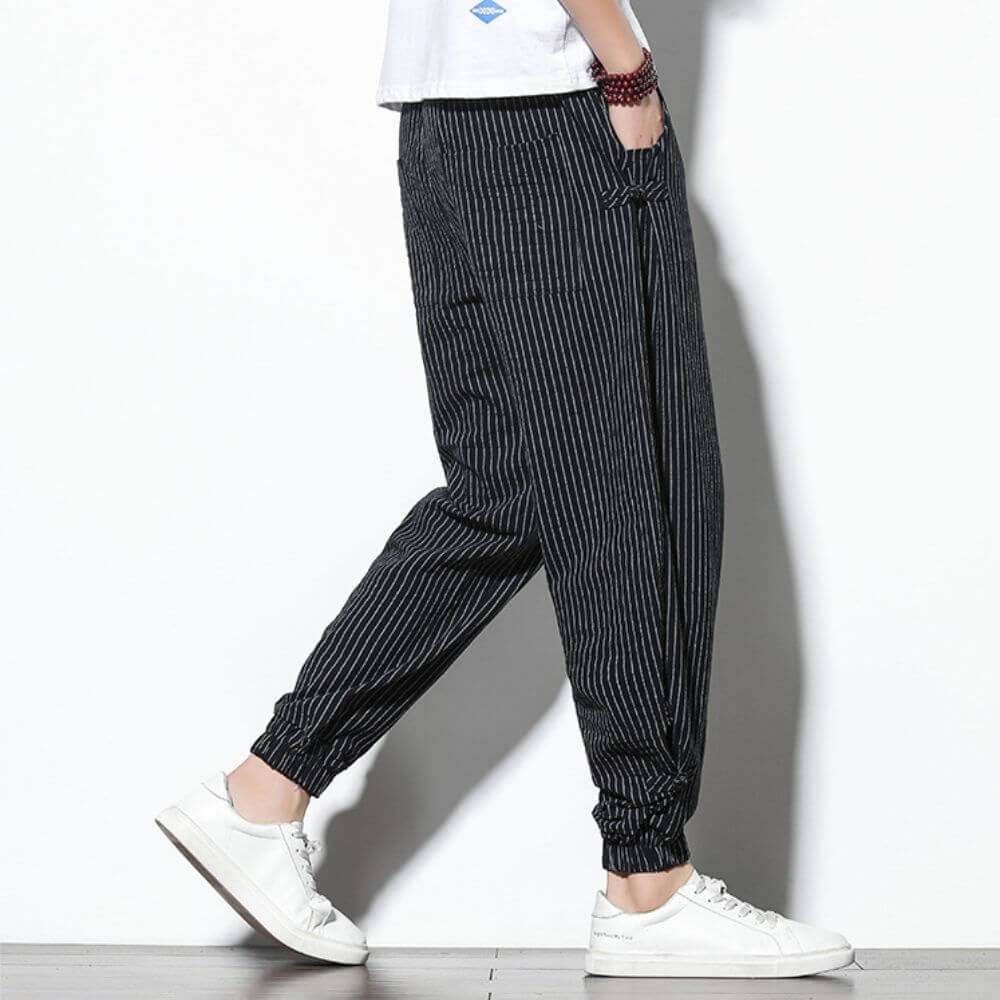 Men's trousers striped print - Matteo