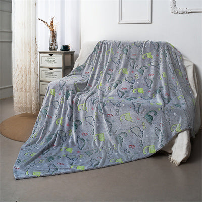 Children's Flannel Dinosaurs Blanket