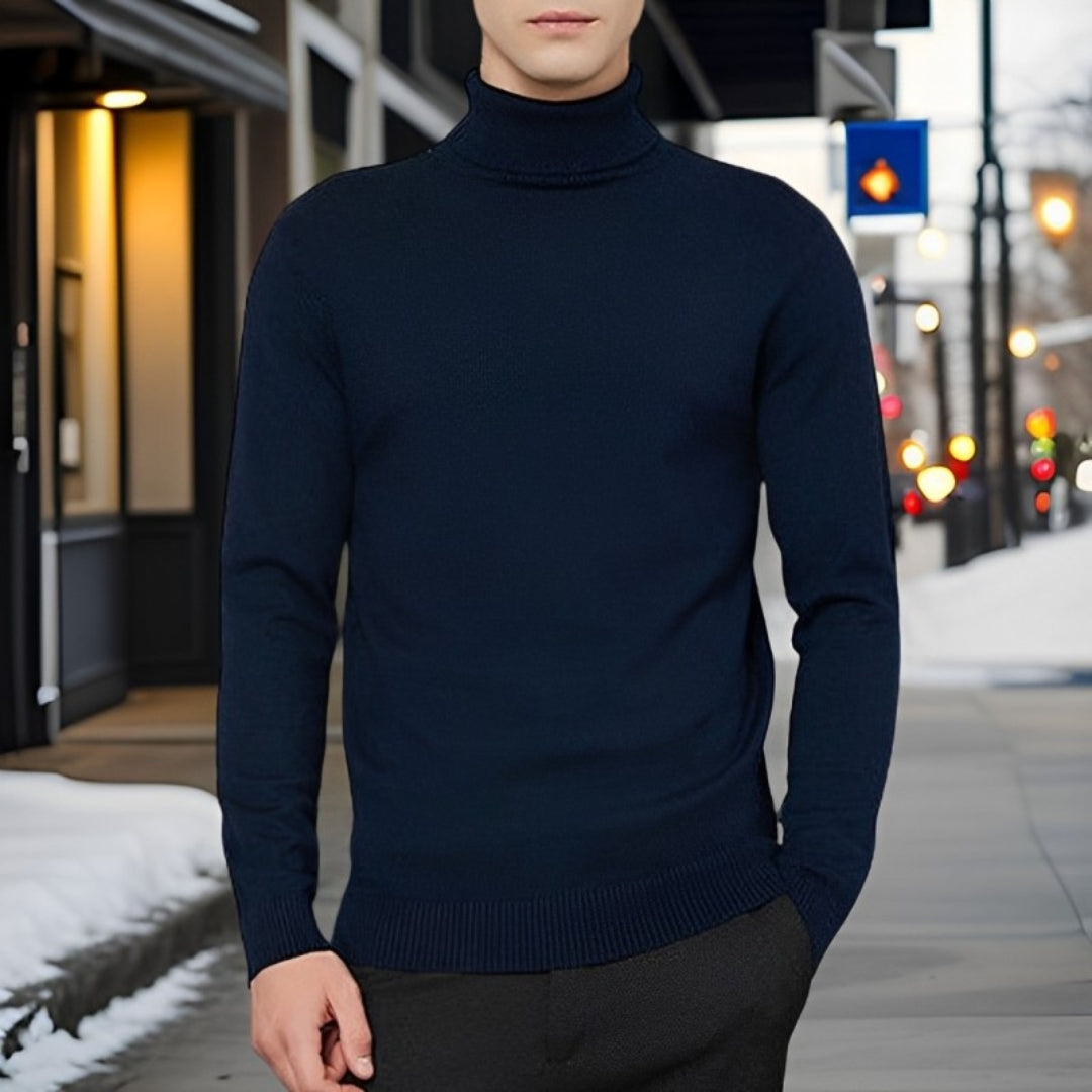 Ronny - Basic warm turtleneck jumper