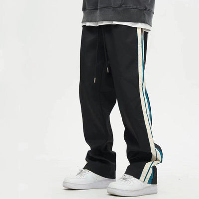 George - Draping Wide Leg Straight Pants Men