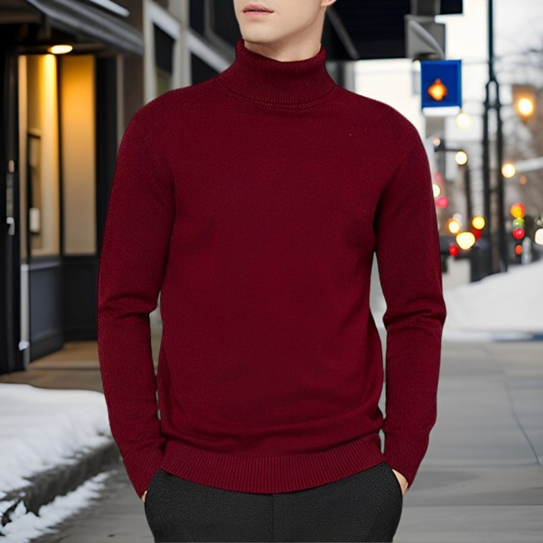 Ronny - Basic warm turtleneck jumper