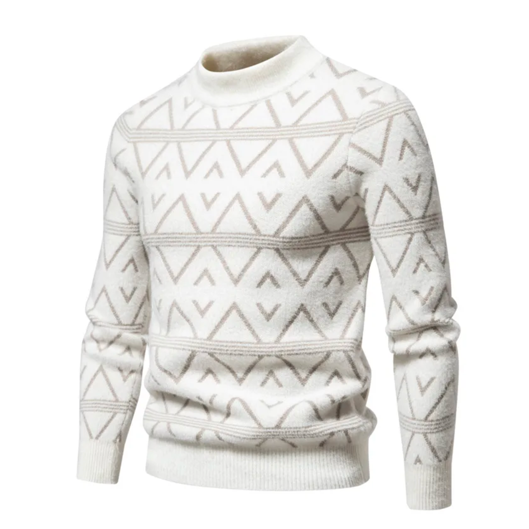 Alfie - Luxurious printed jumper for men