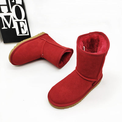 Jayla - Women's snow boots with half calf height and flat heel