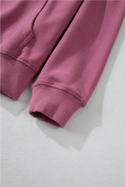 Nyna - Thick hoodie with kangaroo pocket and fleece lining