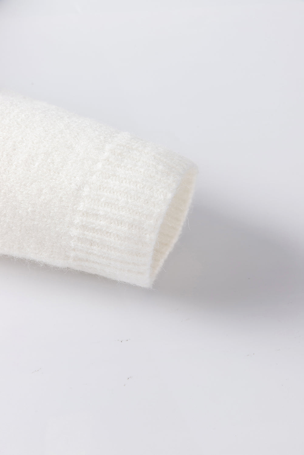 Women's Knit Button Cardigan with 3D Floral Appliqué - Eloria