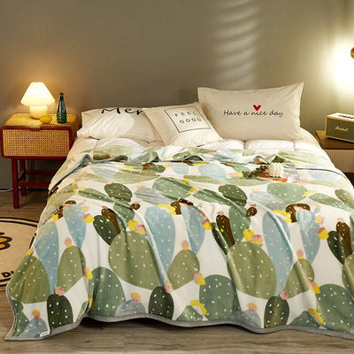 Autumn flannel blanket