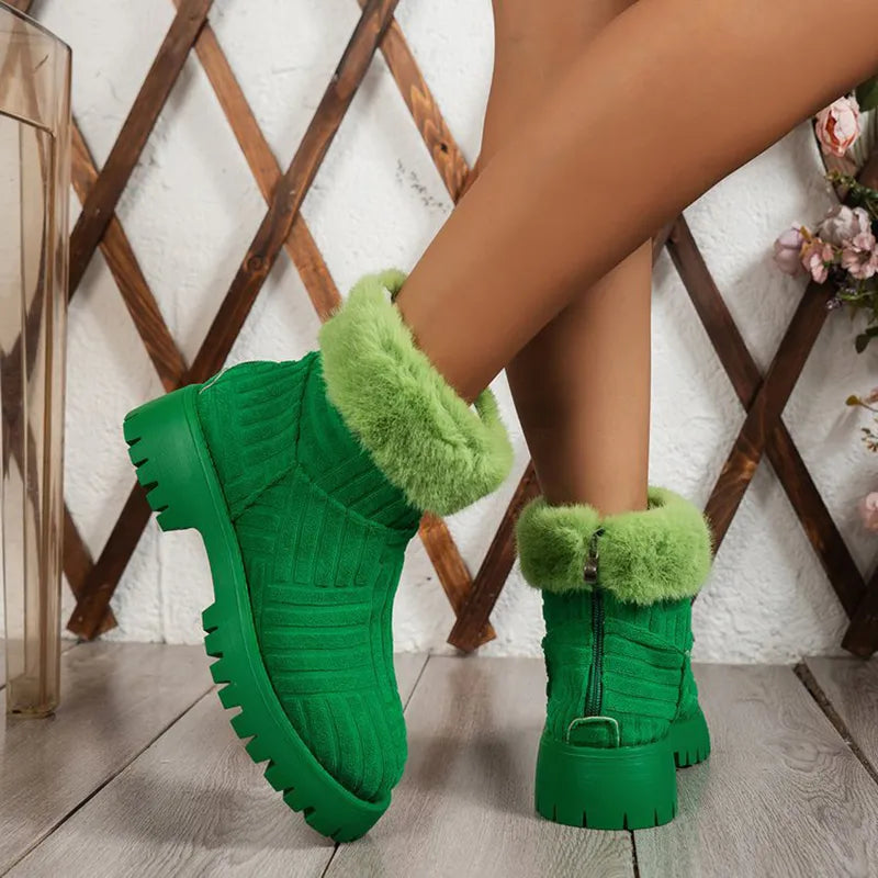 Arleth - Cosy winter ankle boots with thick soles for women