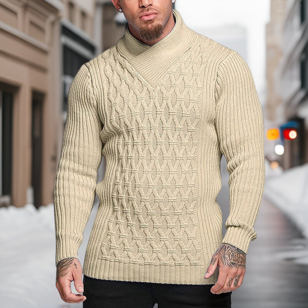 Fori - Fashionable warm knitted jumper