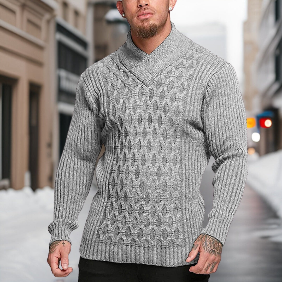 Fori - Fashionable warm knitted jumper