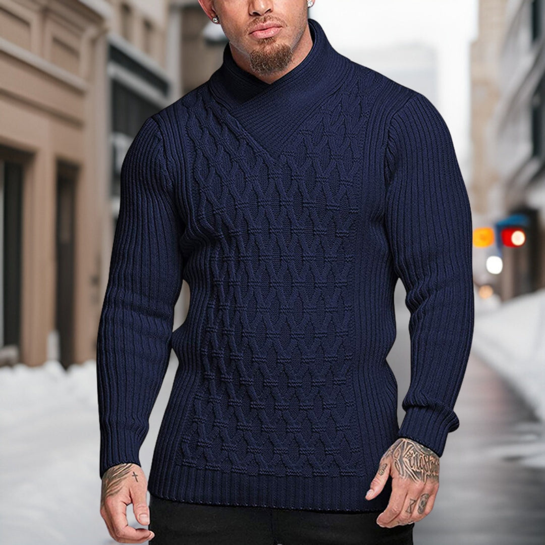 Fori - Fashionable warm knitted jumper