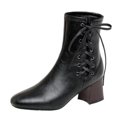 Vintage lace-up ankle boots - Nova