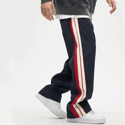 George - Draping Wide Leg Straight Pants Men