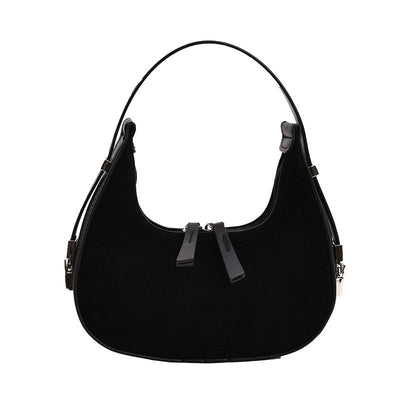 French style matte shoulder bag - Solenne