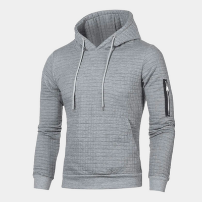 Zack - Trendy soft men's hooded jumper