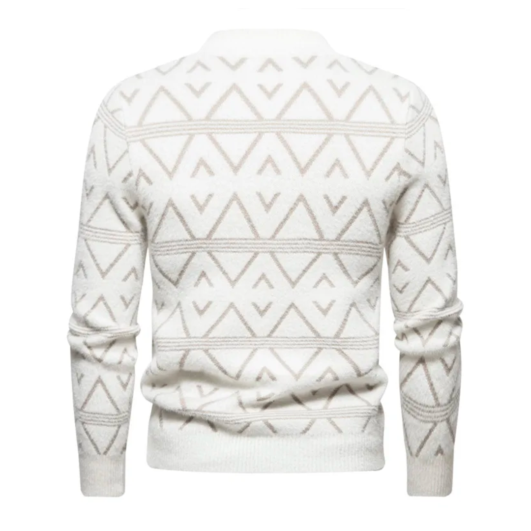 Alfie - Luxurious printed jumper for men