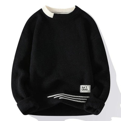 Soft knitted jumper for men