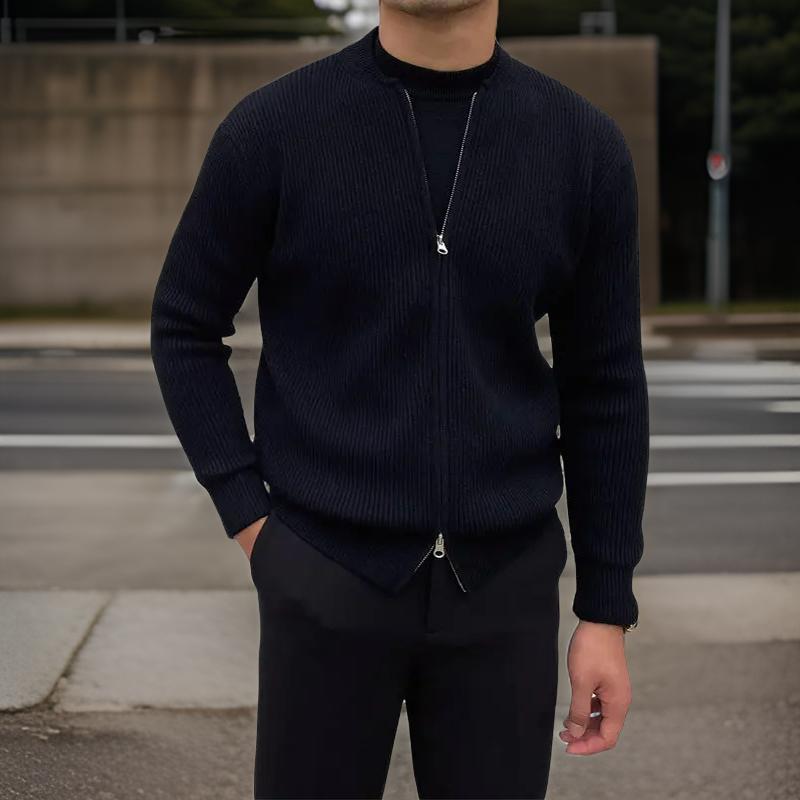 Henry - Men's cardigan with round neckline