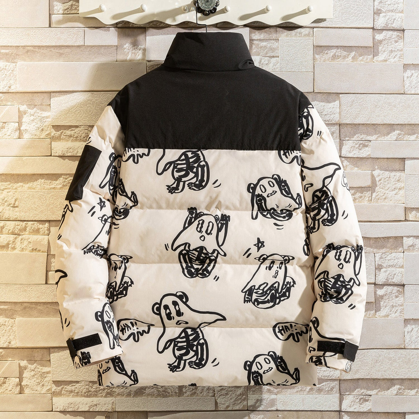Printed quilted jacket - Mauro