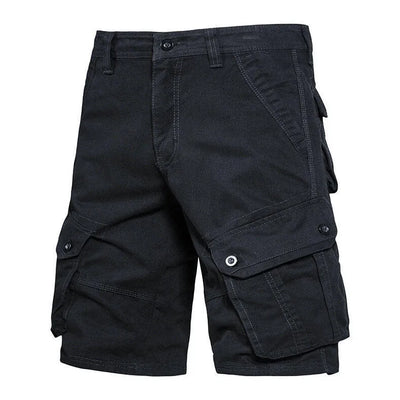 Men's casual cotton cargo pockets shorts - Jason