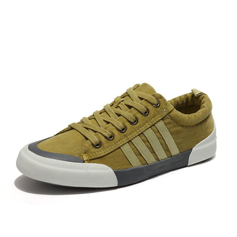 Men's casual canvas trainers urban style - Damien