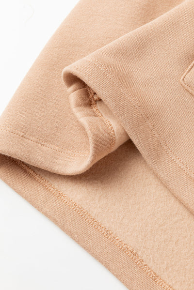 Aubrey - Turtleneck sweatshirt with drawstring and sleeves