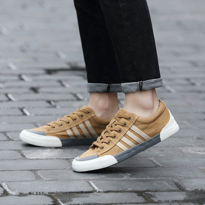 Men's casual canvas trainers urban style - Damien