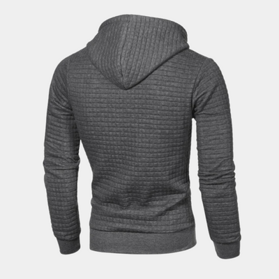 Zack - Trendy soft men's hooded jumper
