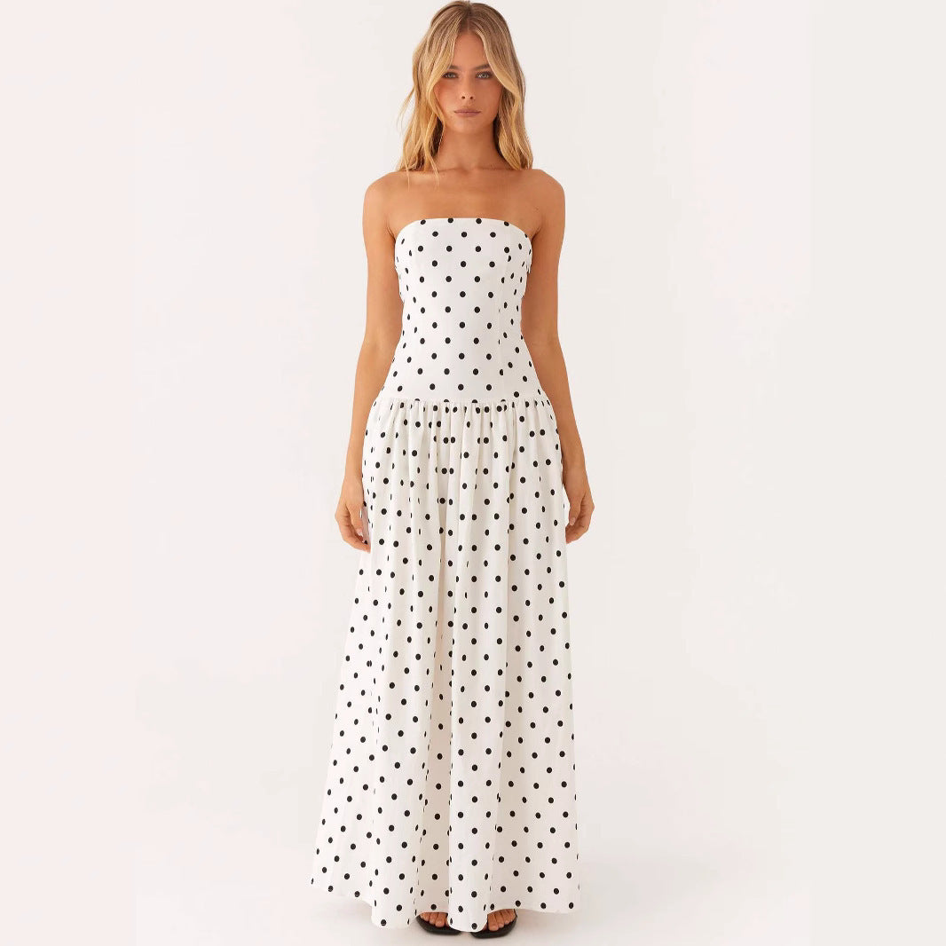Printed Long Dress Woman - Selene