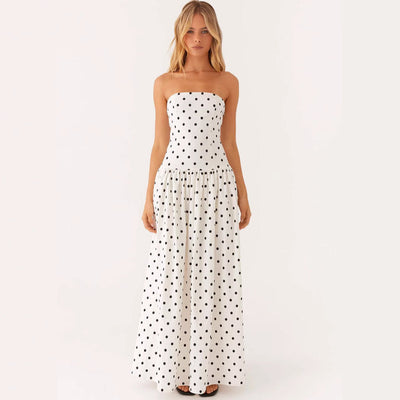 Printed Long Dress Woman - Selene