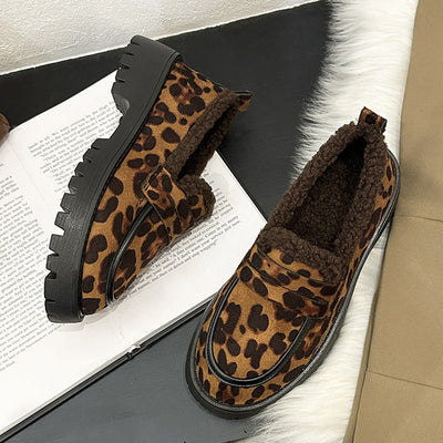Women's printed moccasins