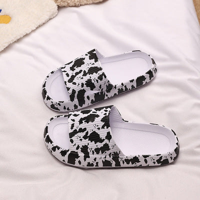 Women's slippers with leopard print - Malika