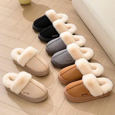 Eva Confort - Suede slippers for women