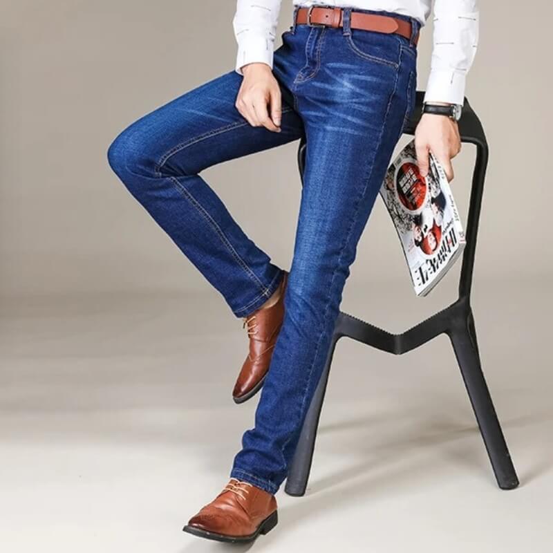 Modern slim-fit jeans for men