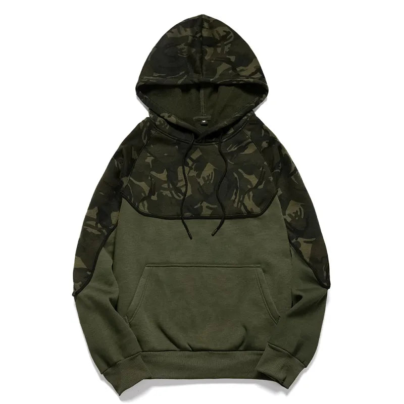 Zack - Men's fleece pullover camouflage to slip into