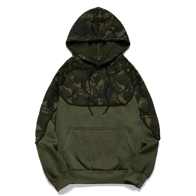 Zack - Men's fleece pullover camouflage to slip into