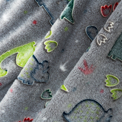 Children's Flannel Dinosaurs Blanket