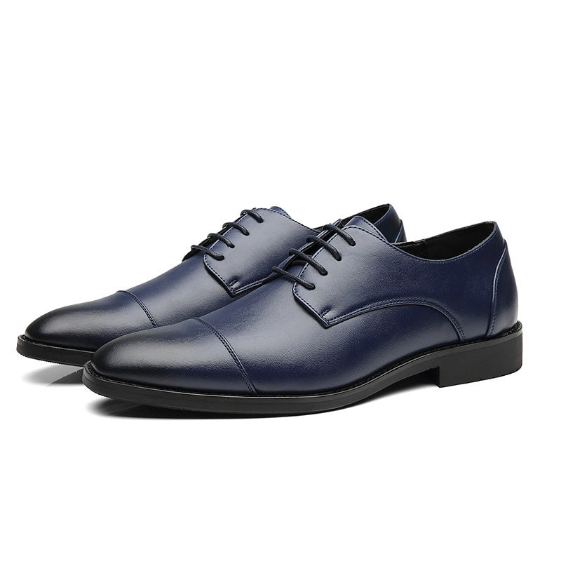 Men's leather shoes elegant lace-up - Viktor