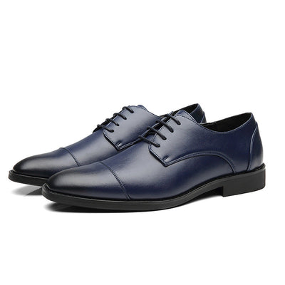 Men's leather shoes elegant lace-up - Viktor