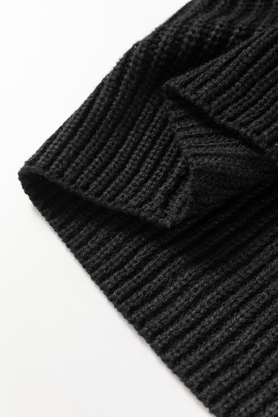 Women's Longline Knit Cardigan with Floral Embroidery - Mireille