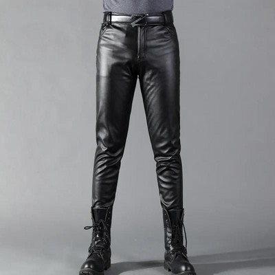 Carl - High-quality stretch leather trousers