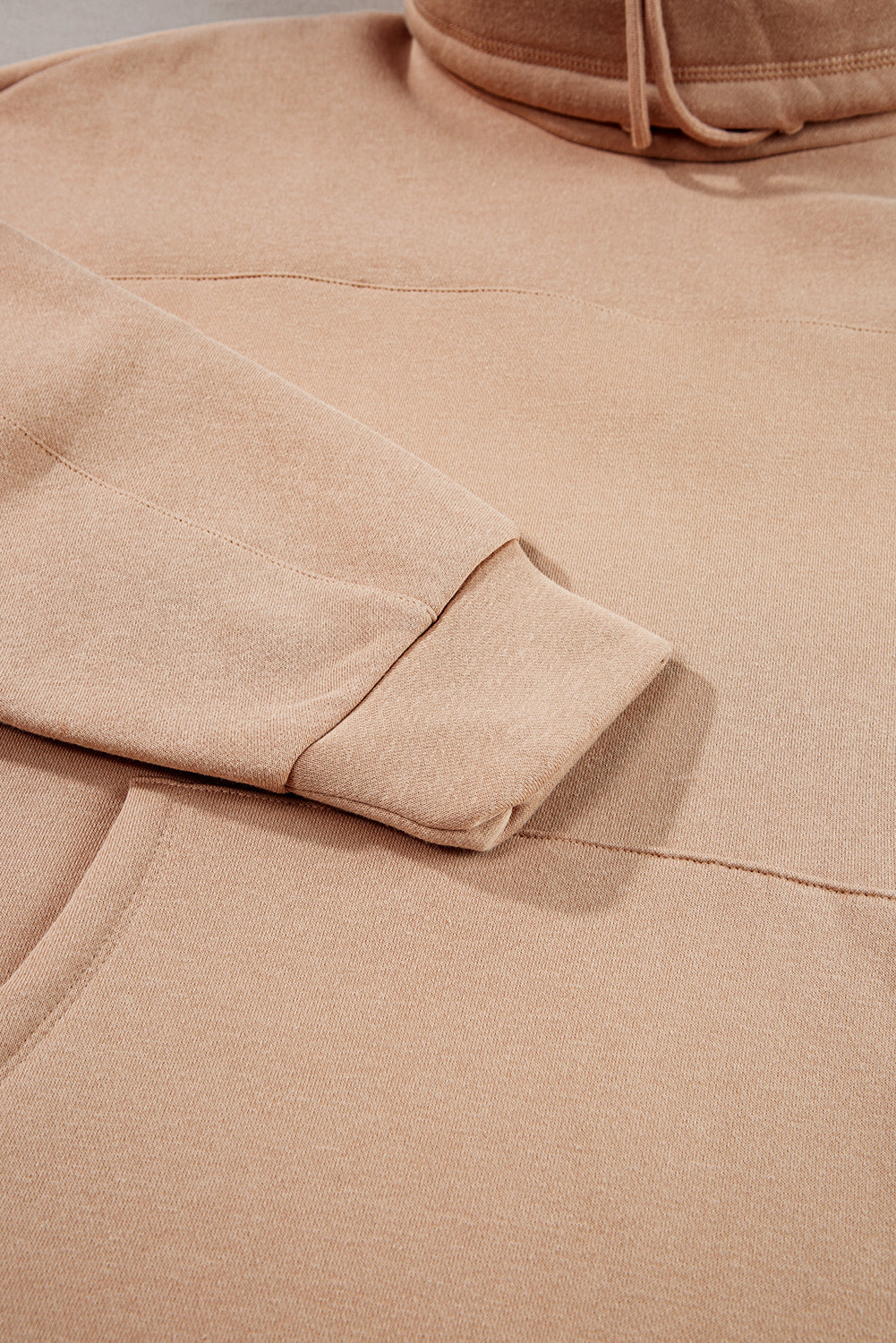 Aubrey - Turtleneck sweatshirt with drawstring and sleeves