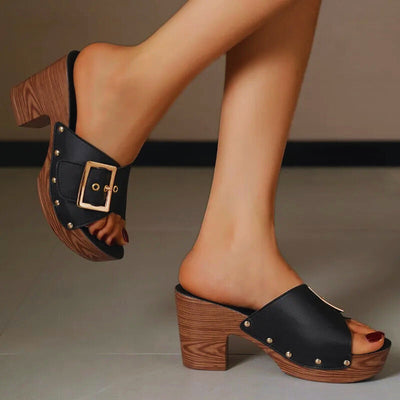 Platform Heeled Sandal - Orfa