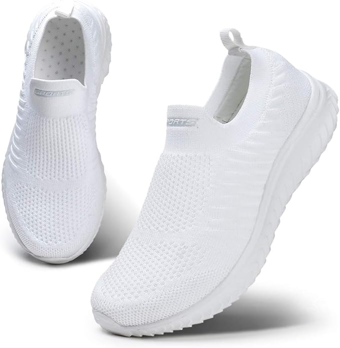 Comfortable slip-on shoes for women with memory foam