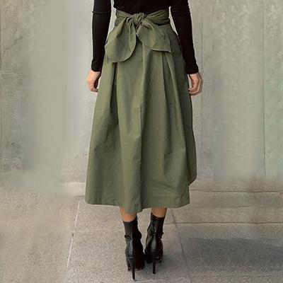 Women's A-line balloon skirt with a voluminous and feminine design perfect for a modern and trendy look