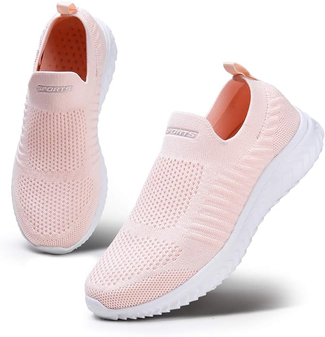 Comfortable slip-on shoes for women with memory foam
